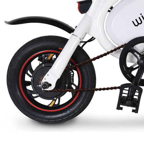 The rear wheel of Windgoo B3 electric bike, the cover image of Windgoo blog that named "How to Clean and Lube your Bike Chain" 